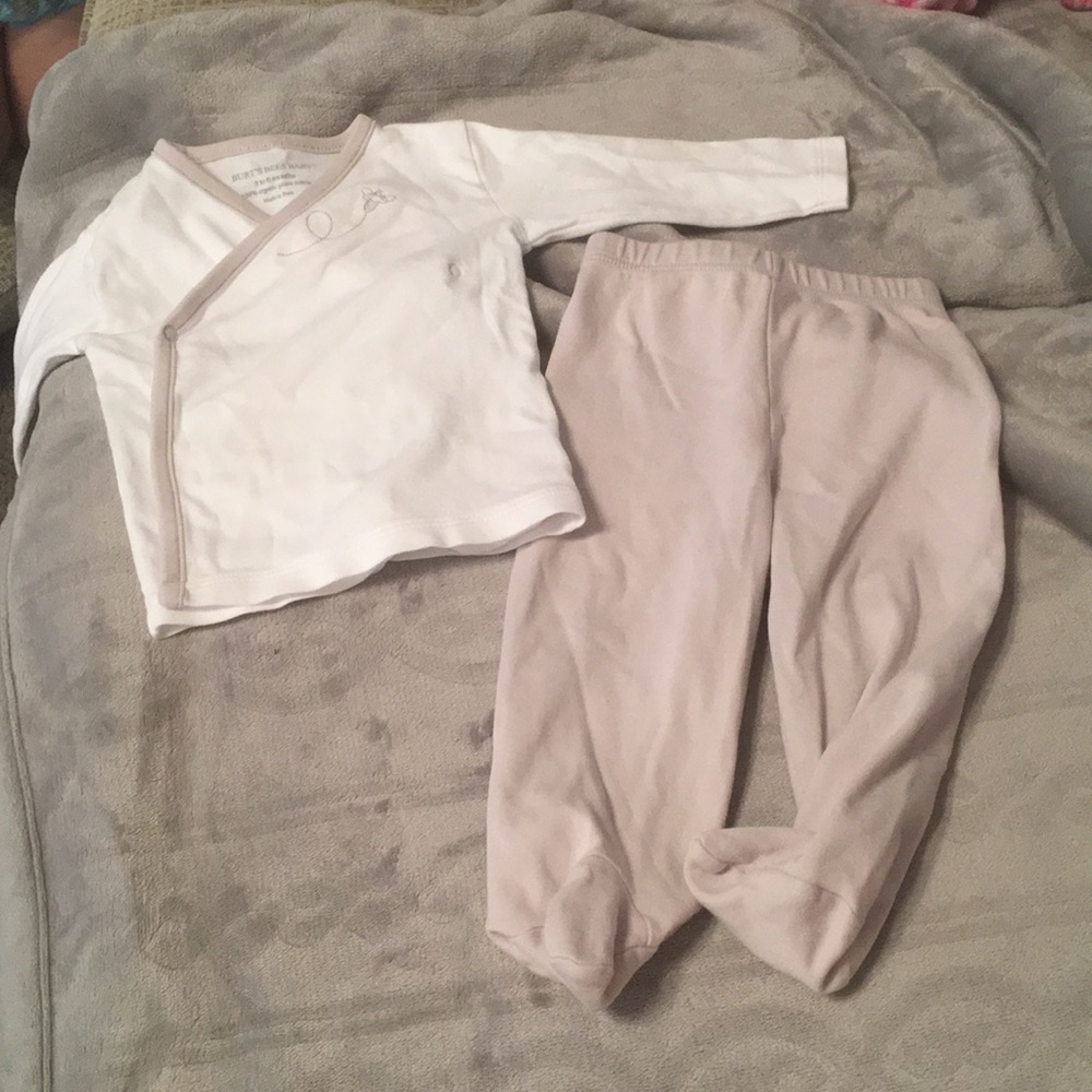 Burts Bees Baby outfit 3-6 months